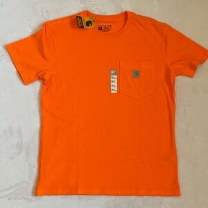 Carhartt Men's Bright Orange Short Sleeve Tee